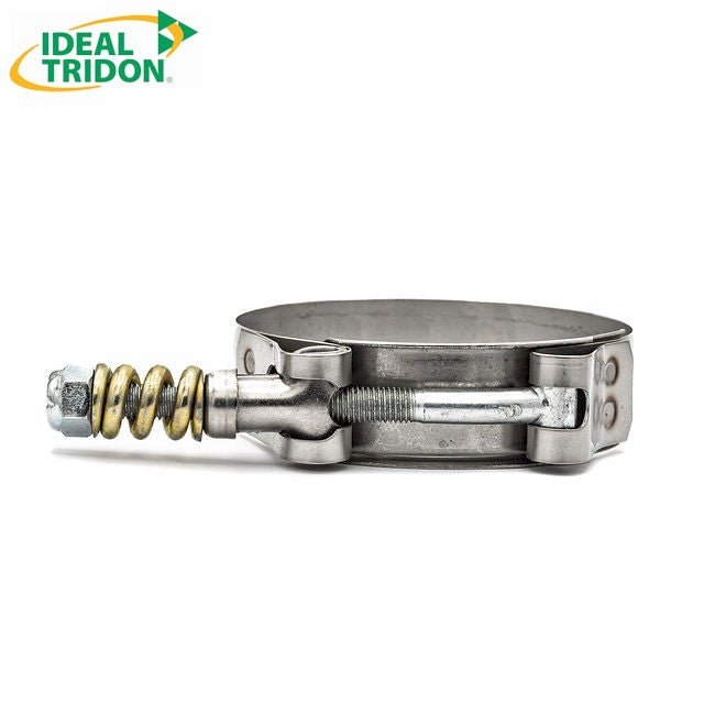 Ideal Tridon T-Bolt Clamp with Spring 3/4" 300SS 3,9/16"-3,7/8" - HCL Clamping USA- TRI-30030-TBSL-356