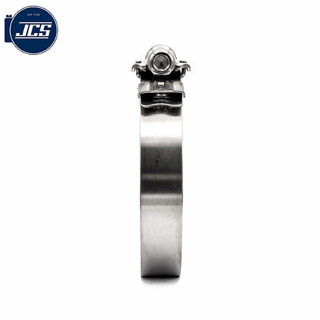 5/8" JCS Tamper Resistant Perforated Worm Gear Hose Clamp - 304 Stainless Steel 2,3/16-2,3/4in (55-70mm) - HCL Clamping USA - Image 4