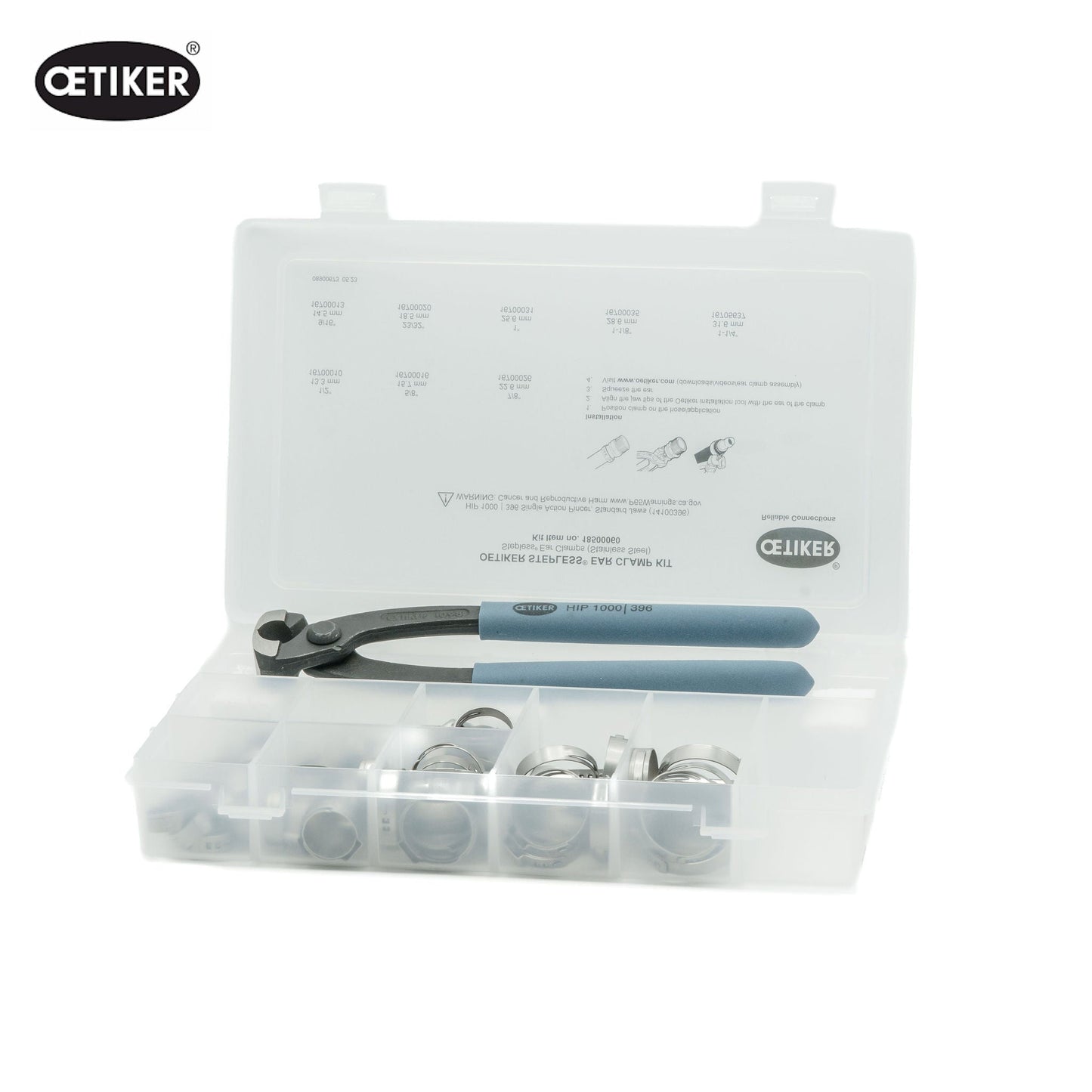 Oetiker Stepless Ear Hose Clamp Kit - 81 pcs 18500060 - HCL Clamping USA - Image 3