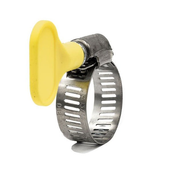 Worm Gear Hose Clip With Wing 1/2" Turn-Key 300SS 5/16"-5/8" - HCL Clamping USA- TRI-5Y-TK-4