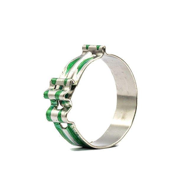 Snap-Fit Hose Clamps with Spring