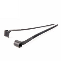 1/2" Ezyclamp PA12 Plastic Worm Drive Hex Screw Hose Clamp -  Black Polymer