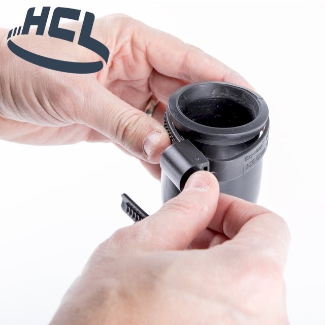 1/2" Ezyclamp PA12 Plastic Worm Drive Hex Screw Hose Clamp - Black Polymer 1-2in (25-50mm) - HCL Clamping USA - Image 8