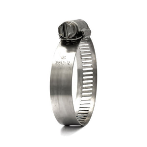1/2" Ideal Tridon Military Specification Worm Gear Hose Clamp - 201 Stainless Steel
