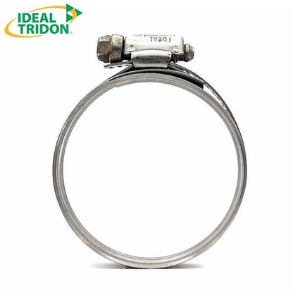 1/2" Ideal Tridon SmartSeal Bead Lined Worm Gear Hose Clamp - 300 Stainless Steel Band and Screw 1,1/8-1,9/16in (29-40mm) - HCL Clamping USA - Image 4