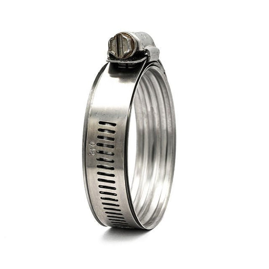 1/2" Ideal Tridon SmartSeal Bead Lined Worm Gear Hose Clamp - 300 Stainless Steel Band and Screw 1,1/8-1,9/16in (29-40mm) - HCL Clamping USA - Image 1