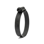 3/8" Mikalor ASFA L Black Worm Drive Hose Clamp: Full 430SS Band & Screw