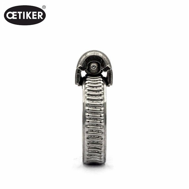3/16" Embossed Oetiker Mini Worm Gear Hose Clamp: 304SS Band & Screw 1/4−7/16in (7-11mm) - HCL Clamping USA - Image 3