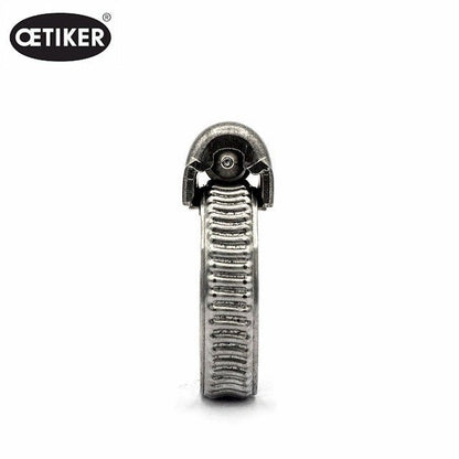 3/16" Embossed Oetiker Mini Worm Gear Hose Clamp: 304SS Band & Screw 1/4−7/16in (7-11mm) - HCL Clamping USA - Image 3