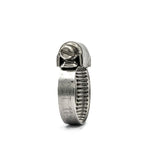 3/16" Embossed Oetiker Mini Worm Gear Hose Clamp: 304SS Band & Screw