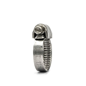 3/16" Embossed Oetiker Mini Worm Gear Hose Clamp: 304SS Band & Screw
