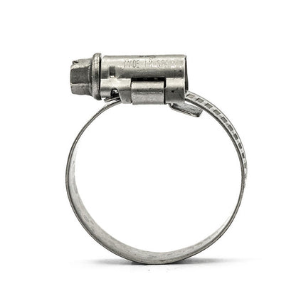 3/8" Mikalor ASFA L Worm Drive Hose Clamp: Full 304SS Band & Screw 5/16-5/8in (8-16mm) - HCL Clamping USA - Image 2