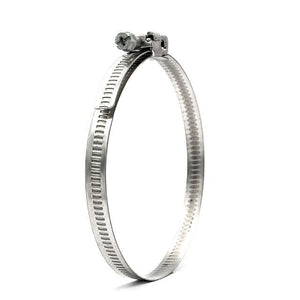 3/8" Tridon Quick Release Worm Gear Hose Clamp with Flat Head - 304 Stainless Steel