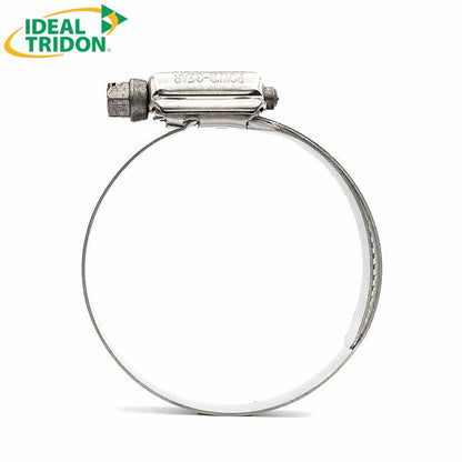 5/8” Ideal Tridon Pow’r-Gear Lined Worm Gear Clamp: 304SS Band, 410SS Screw 1-1,3/4in (25-44mm) - HCL Clamping USA - Image 2
