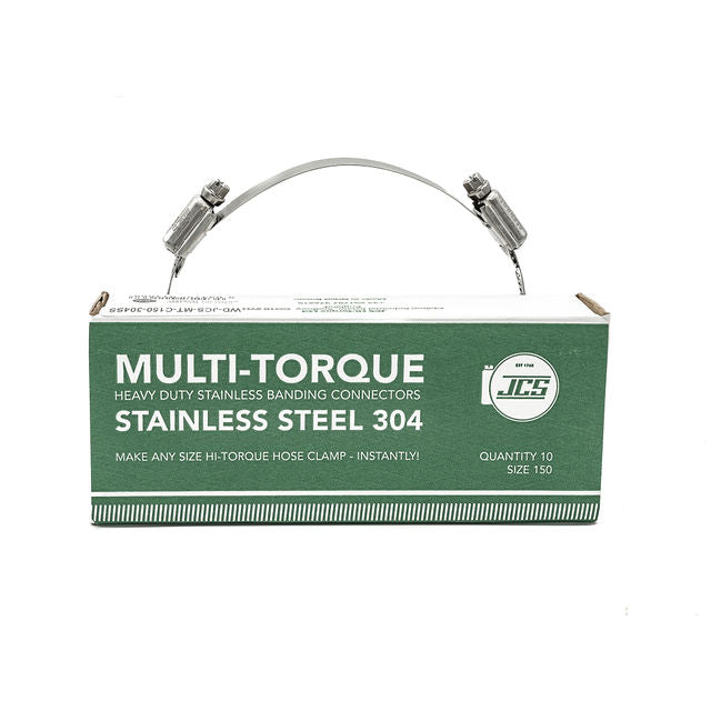 5/8" JCS Multi-Torque DIY Hose Clamp Kit - Sign Fixing Clamps 304 Stainless Steel 10m - 30 ft Reel - HCL Clamping USA - Image 6