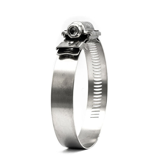 5/8" JCS Tamper Resistant Perforated Worm Gear Hose Clamp - 304 Stainless Steel 2,3/16-2,3/4in (55-70mm) - HCL Clamping USA - Image 1
