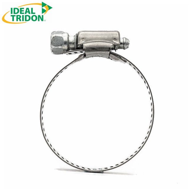 9/16" Collared Ideal Tridon Combo Hex Worm Gear Hose Clamp - 201 Stainless Steel with Deep Slotted Screw 3/8-7/8in (10-22mm) - HCL Clamping USA - Image 4