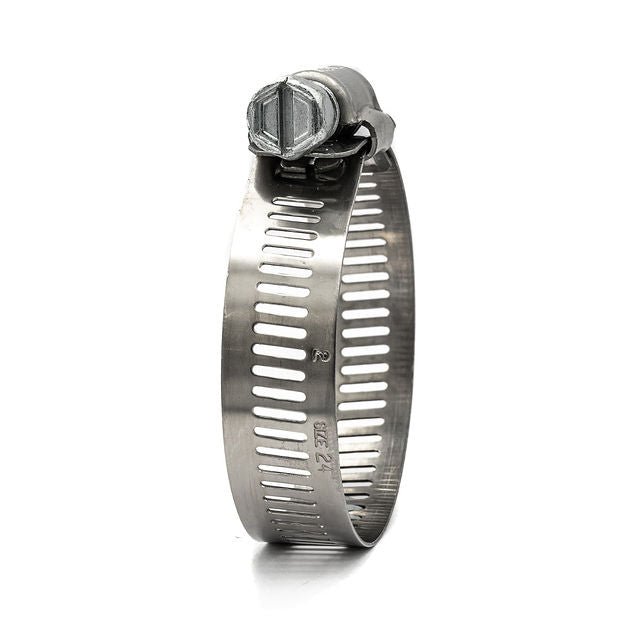 9/16" Collared Ideal Tridon Combo Hex Worm Gear Hose Clamp - 201 Stainless Steel with Deep Slotted Screw 3/8-7/8in (10-22mm) - HCL Clamping USA - Image 1