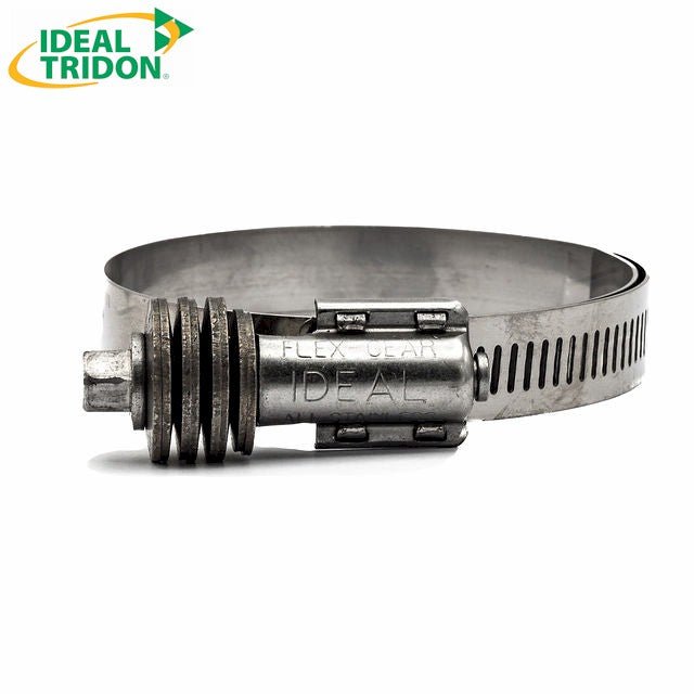 Constant Tension Worm Gear Clamp Flex-Gear 300SS 9/16"-1,1/16" - HCL Clamping USA- TRI-47-FLXG-10