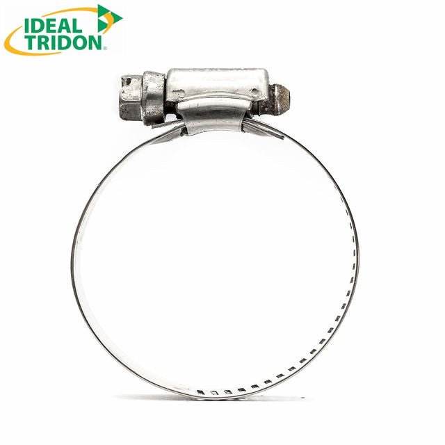 9/16" Perforated Ideal Tridon Hy-Gear 63-4 Worm Gear Hose Clamp 300 Stainless Steel 3/8-7/8in (10-22mm) - HCL Clamping USA - Image 2