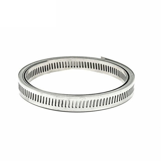 5/8" Worm Gear Hose Clamp DIY Kit | Fast Clamp | 430SS | Reusable Reel (Part of Kit) FC4010 - HCL Clamping USA - Image 1