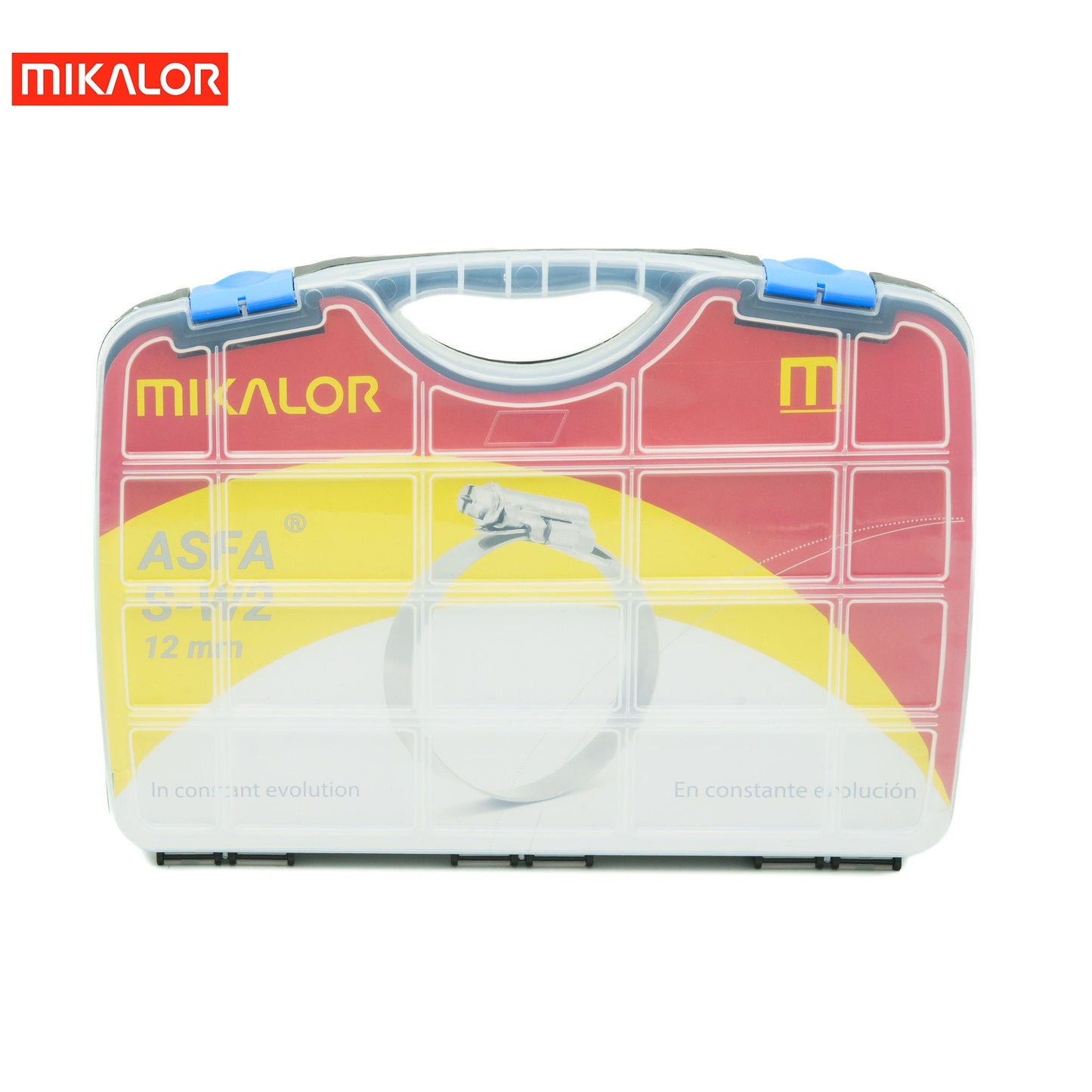 Mikalor ASFA-S Worm Drive Assortment Box | AISI 430 W2 | 73pcs