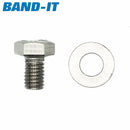 BAND-IT Sign Bracket 201SS Mini Bolt M8 x 12