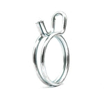 Mollfam Double Wire Spring Hose Clamp - Galvanised Steel for Secure Connections