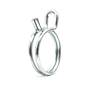 Mollfam Double Wire Spring Hose Clamp - Galvanised Steel for Secure Connections