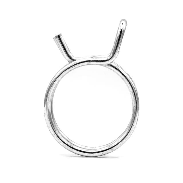 Mollfam Double Wire Spring Hose Clamp - Galvanised Steel for Secure Connections