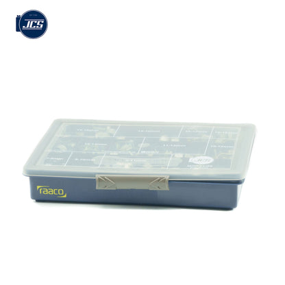 JCS Mini-Clip Assortment Box | Zinc Plated W1 | MCZAB1 | 157 pcs