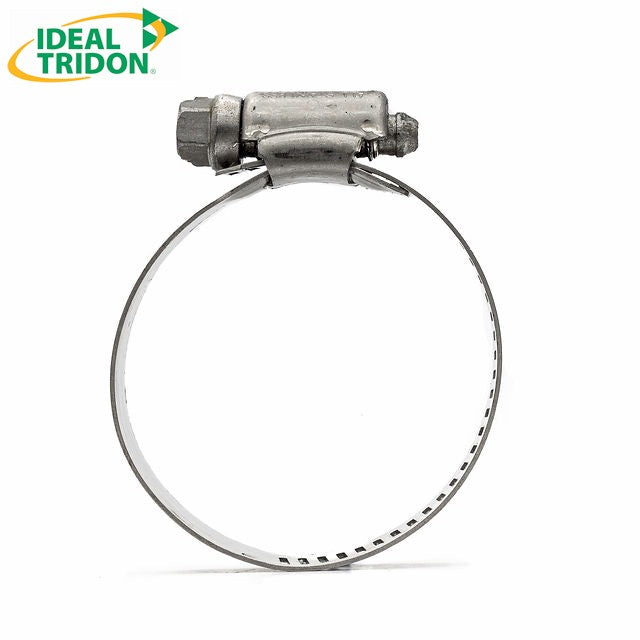 1/2" Ideal Tridon Military Specification Worm Gear Hose Clamp - 201 Stainless Steel