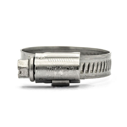 3/8" Mikalor ASFA L Worm Drive Hose Clamp: Full 304SS Band & Screw