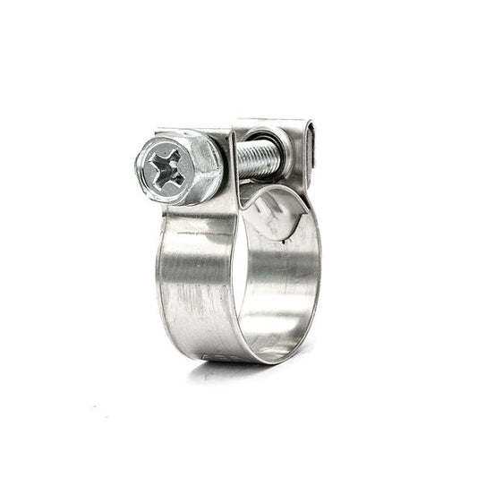 ABA 3/8 Inch Mini Screw Hose Clamp - 304 Stainless Steel Band and Screw 9/32-23/64in (7.0-9.0mm) - HCL Clamping USA - Image 1