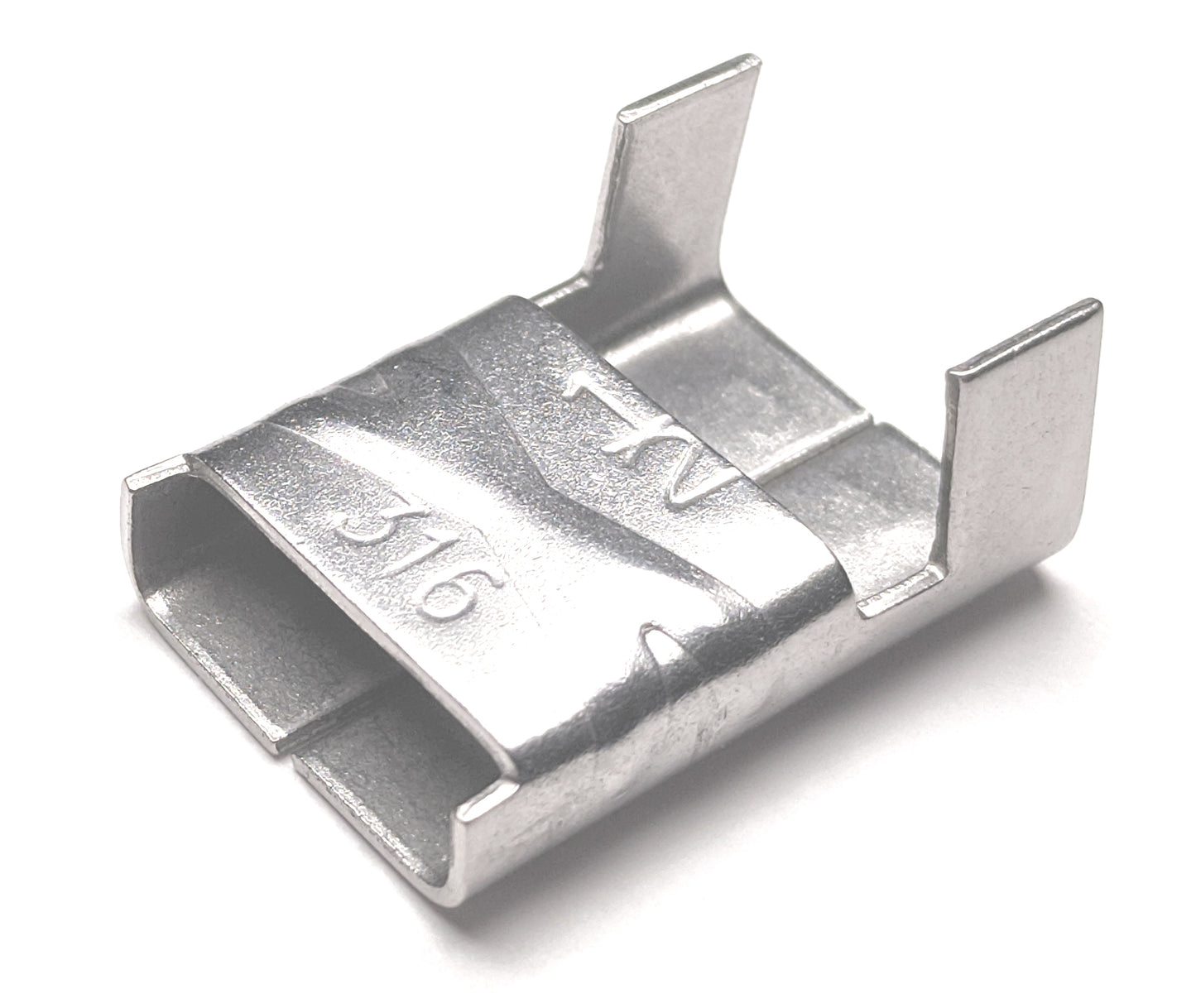 Band-It 316 Marine Grade Stainless Steel Banding Buckles/Seals/Clips 1/2in (12.7mm) - HCL Clamping USA - Image 2