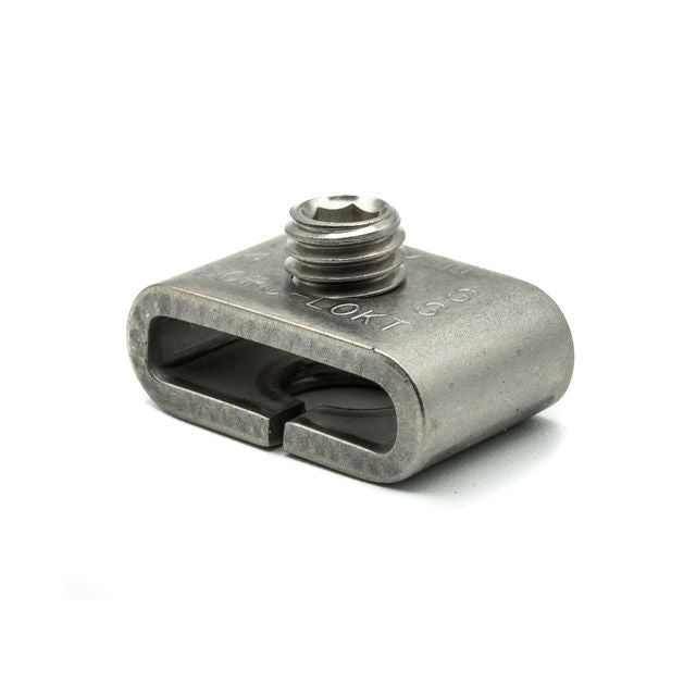Band-It Scru-Lokt Buckles Clips for Standard Banding 201 Stainless Steel 1/4in (6.35mm) - HCL Clamping USA - Image 1