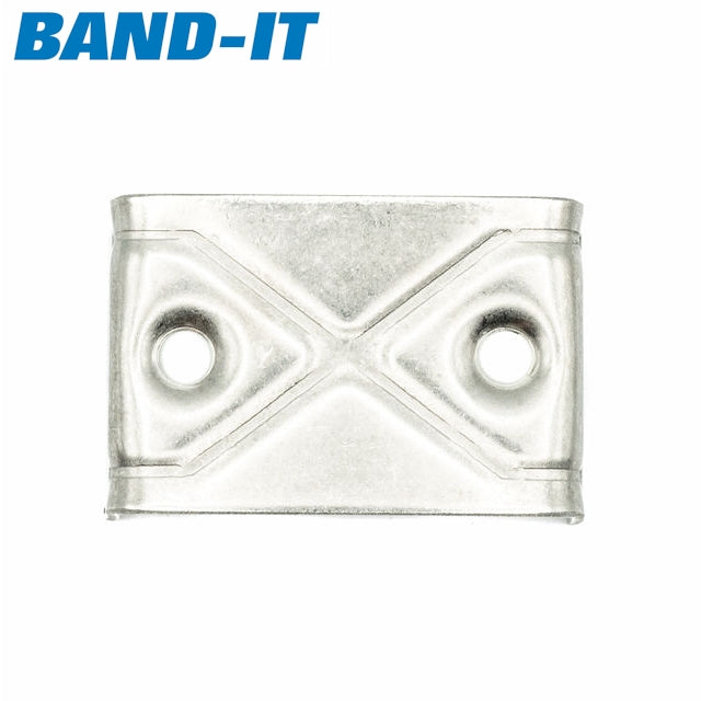 BAND-IT Sign Bracket | 201SS | 2 Bolt Straight Leg