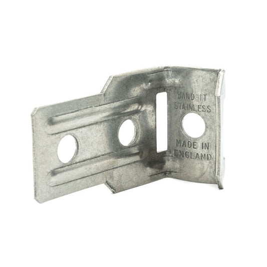 BAND-IT Sign Bracket | 201SS | L-Mount Right Angle - HCL Clamping USA - Image 1