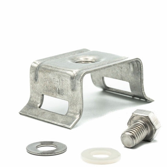 BAND-IT Sign Bracket | 201SS | Mini Flared Leg | 50 Pack