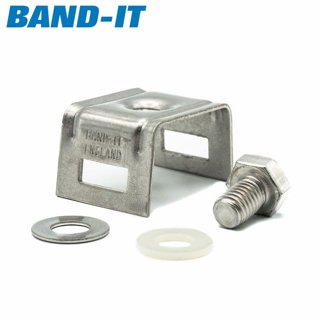BAND-IT Sign Bracket | 201SS | Mini Straight Leg