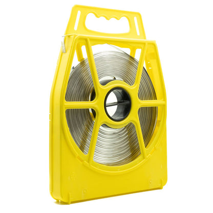 Band-It Standard Stainless Steel Banding Solutions Dispenser Pack 3/8in / 100ft Reel - Yellow - HCL Clamping USA - Image 2