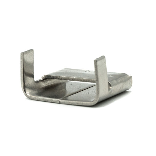 Band-It ValuClip Stainless Steel Banding Buckles/Seals - AA Stainless Steel 3/8in (9.52mm) - HCL Clamping USA - Image 3