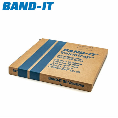 Band-It ValuStrap SS: Stainless Steel Strapping Solutions for All Applications 3/8in / 100ft Reel - HCL Clamping USA - Image 2