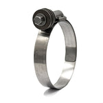 9/16” Ideal Tridon Flex Gear 47 Constant Tension Worm Gear Hose Clamp with Liner - 301 Stainless Steel Band, 410 Stainless Steel Screw