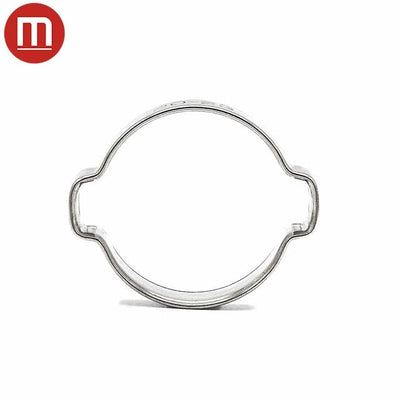 Double Ear Hose Clamp - 13-15mm - 304 Stainless Steel - HCL Clamping USA- DEC-13-W4