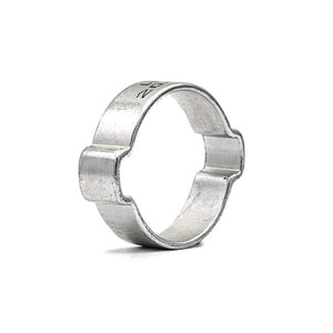 Double Pinch (Ear) Hose Clamps DEC-W1 - Zinc Plated steel