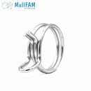 Double Wire Hose Clamp - 13.6-14.4mm - Zinc Plated Steel - HCL Clamping USA- DW-14.0