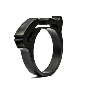 HCL Snap Fit Herbie Clip Polymer Hose Clamp - Black PA66 Nylon Snapper Style