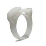 HCL Snap Fit Herbie Clip Polymer Hose Clamp - Natural PA66 Nylon Snapper Style