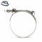 HCL T-Bolt Hose Clamp 301SS/ZP - 19mm-3/4" - Dia 114-122mm - CLEARANCE - HCL Clamping USA- TB-114-W2